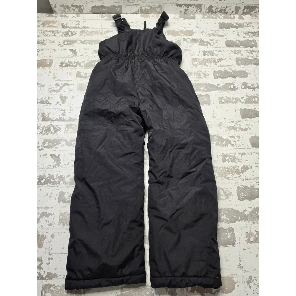 Ixtreme Outfitters Kids Black Insulated Snow Bibs Size 8 XO918119 Ski Pants